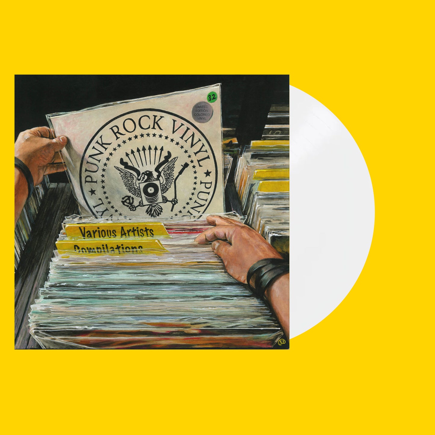 Punk Rock Vinyl Vol.1 white vinyl